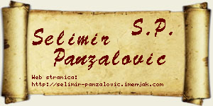 Selimir Panzalović vizit kartica
